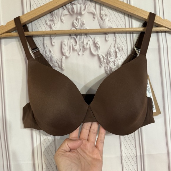 Skims Smoothing Intimates Full Coverage Lightly Lined Bra Sz 34A Cocoa NWT $54 - Picture 2 of 9